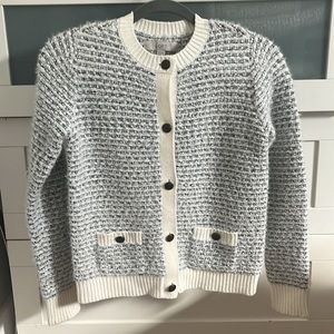 Loft Boucle Knit Cardigan - image 1